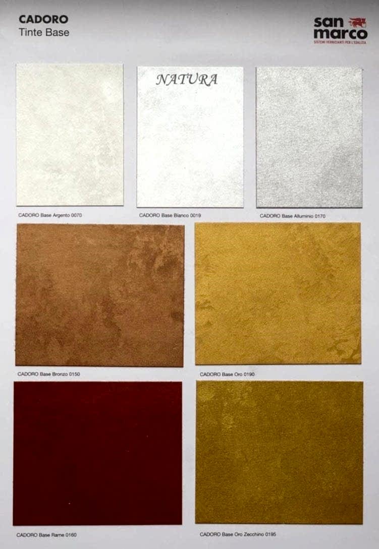 Cadoro Renk Kartelası